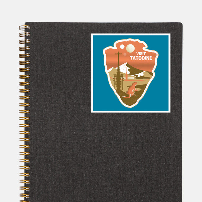 Visit Tatooine-None-Glossy-Sticker-palmstreet