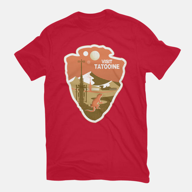 Visit Tatooine-Unisex-Basic-Tee-palmstreet