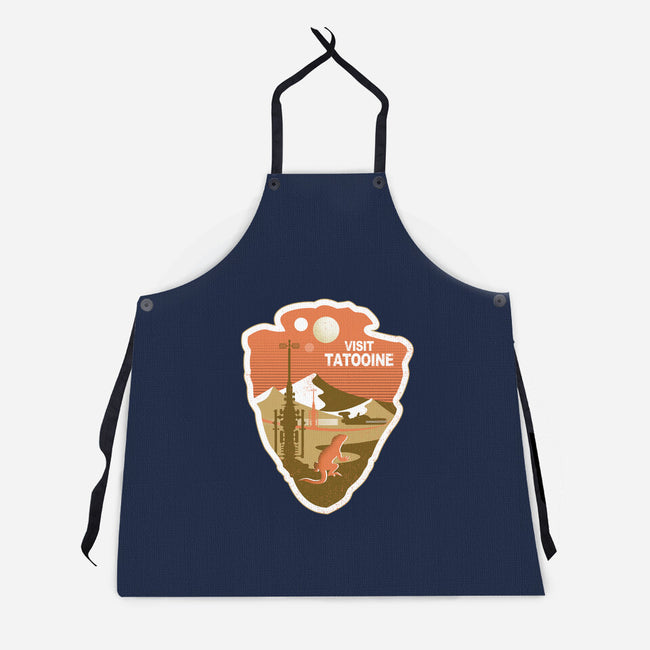 Visit Tatooine-Unisex-Kitchen-Apron-palmstreet
