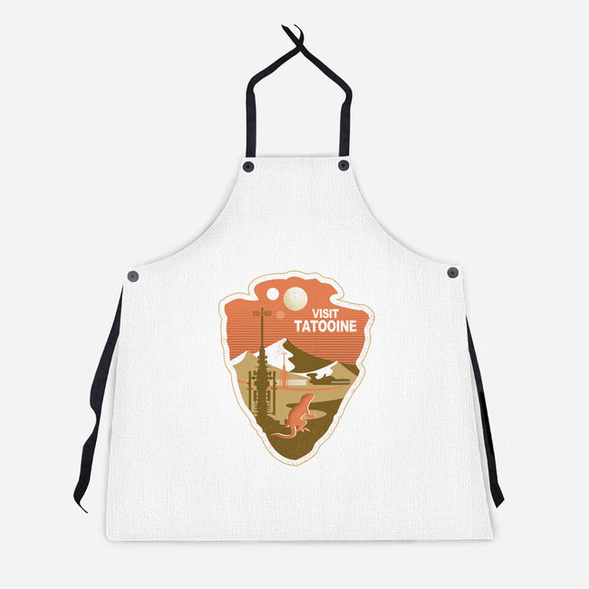 Visit Tatooine-Unisex-Kitchen-Apron-palmstreet