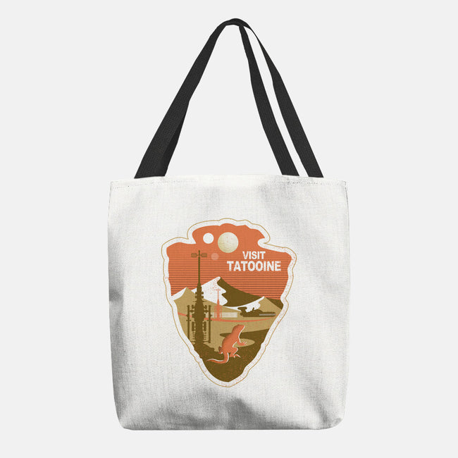 Visit Tatooine-None-Basic Tote-Bag-palmstreet