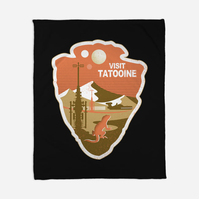 Visit Tatooine-None-Fleece-Blanket-palmstreet