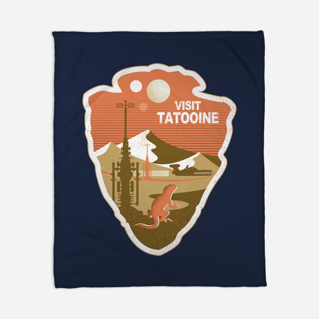 Visit Tatooine-None-Fleece-Blanket-palmstreet