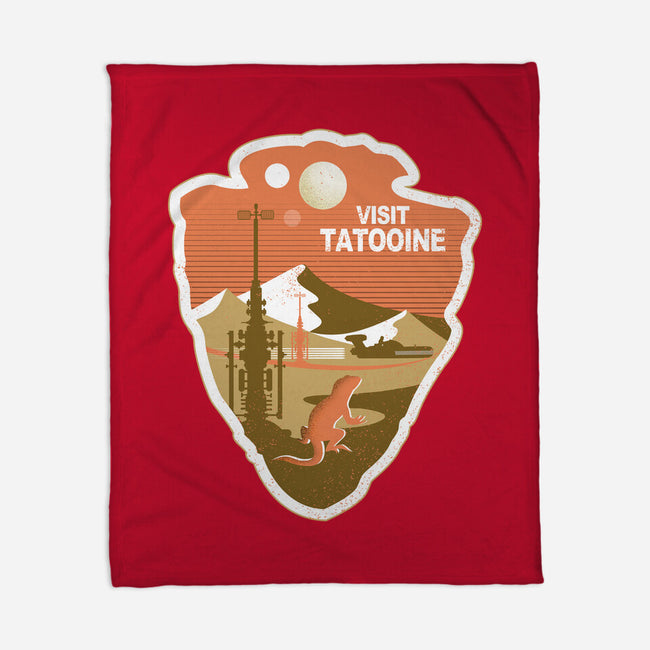Visit Tatooine-None-Fleece-Blanket-palmstreet