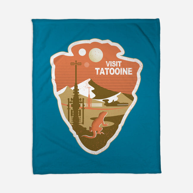 Visit Tatooine-None-Fleece-Blanket-palmstreet