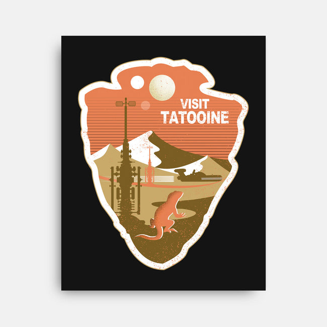 Visit Tatooine-None-Stretched-Canvas-palmstreet