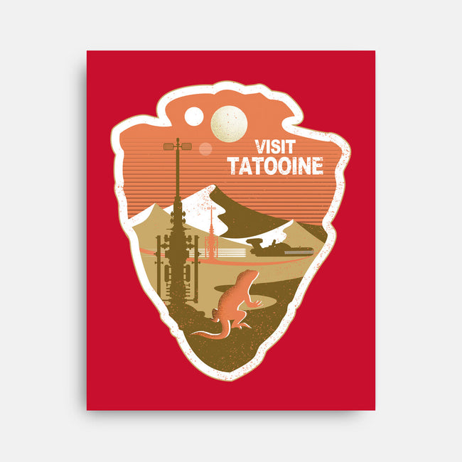 Visit Tatooine-None-Stretched-Canvas-palmstreet