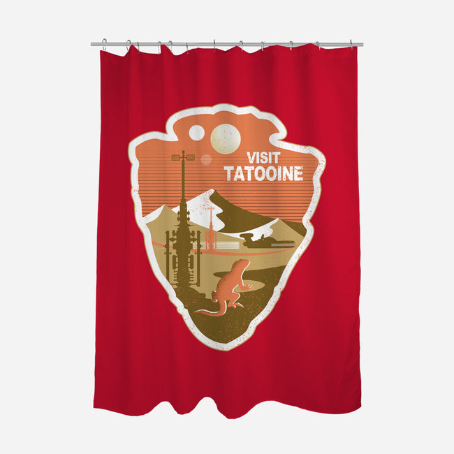 Visit Tatooine-None-Polyester-Shower Curtain-palmstreet