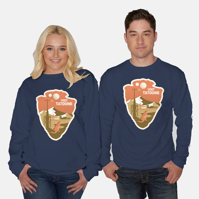 Visit Tatooine-Unisex-Crew Neck-Sweatshirt-palmstreet
