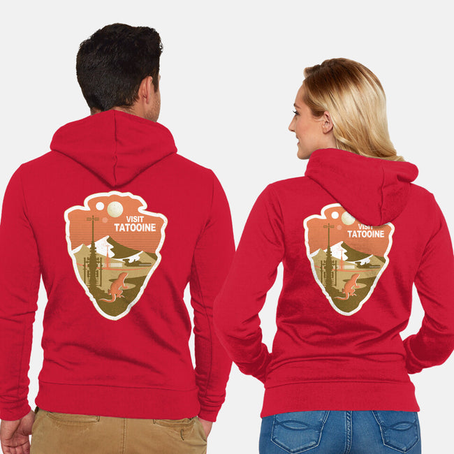 Visit Tatooine-Unisex-Zip-Up-Sweatshirt-palmstreet