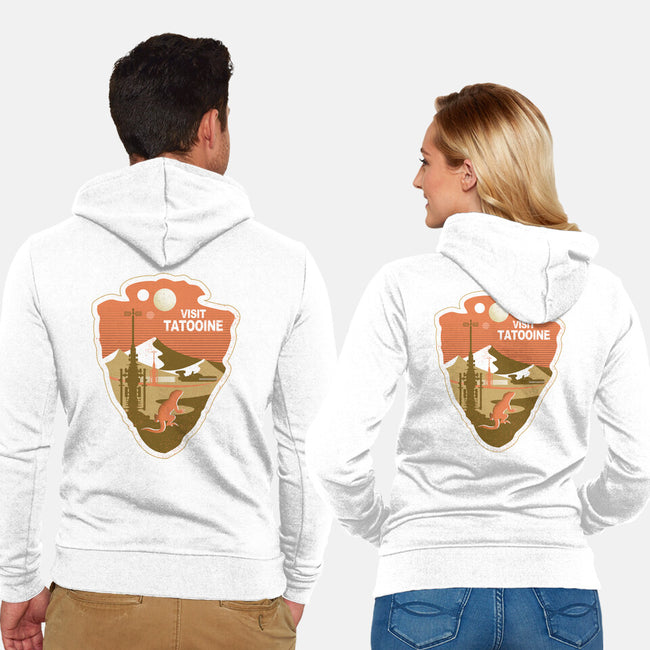 Visit Tatooine-Unisex-Zip-Up-Sweatshirt-palmstreet