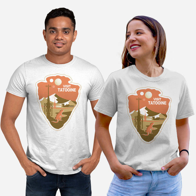 Visit Tatooine-Unisex-Basic-Tee-palmstreet