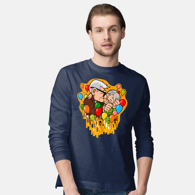 Balloon Kiss-Mens-Long Sleeved-Tee-jasesa