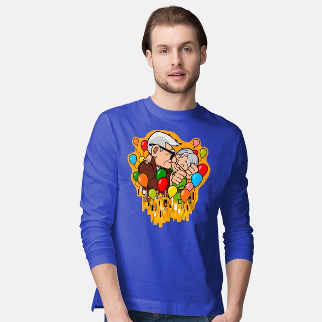 Balloon Kiss-Mens-Long Sleeved-Tee-jasesa