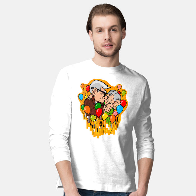 Balloon Kiss-Mens-Long Sleeved-Tee-jasesa