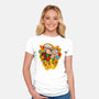 Balloon Kiss-Womens-Fitted-Tee-jasesa
