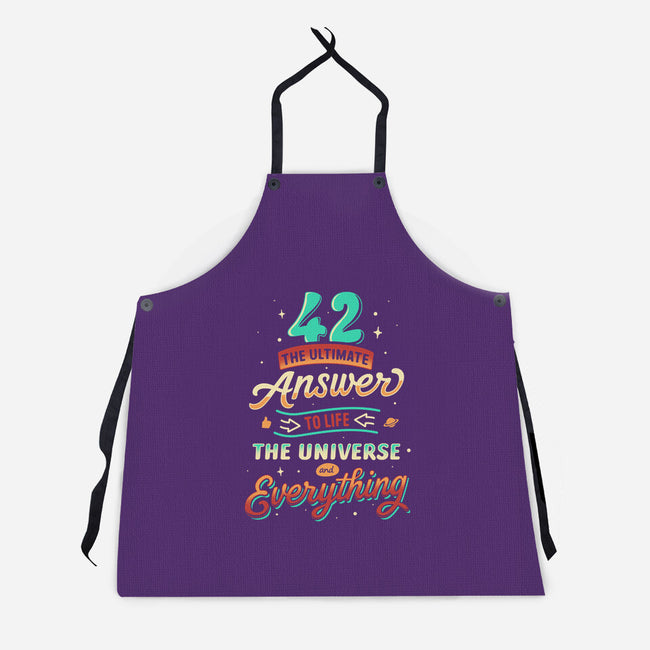 Harmless Number-Unisex-Kitchen-Apron-retrodivision