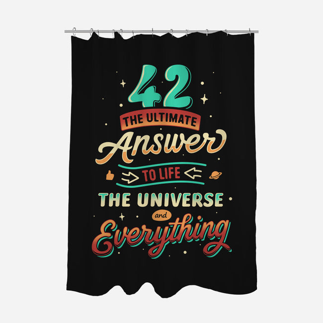 Harmless Number-None-Polyester-Shower Curtain-retrodivision