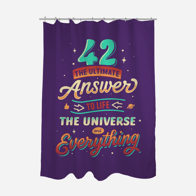 Harmless Number-None-Polyester-Shower Curtain-retrodivision