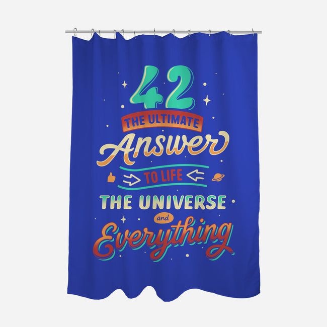 Harmless Number-None-Polyester-Shower Curtain-retrodivision