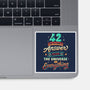Harmless Number-None-Glossy-Sticker-retrodivision