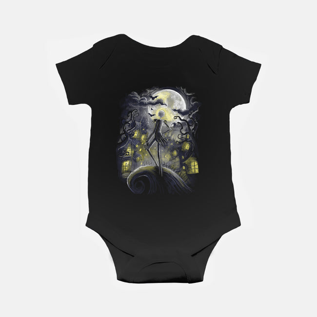 Wanderer Before Christmas-Baby-Basic-Onesie-zascanauta
