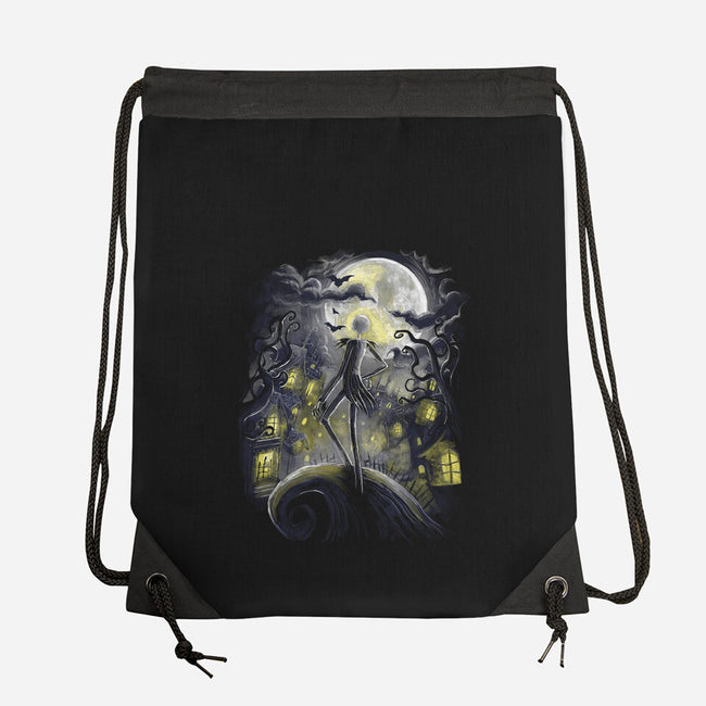 Wanderer Before Christmas-None-Drawstring-Bag-zascanauta