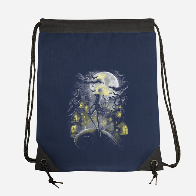 Wanderer Before Christmas-None-Drawstring-Bag-zascanauta