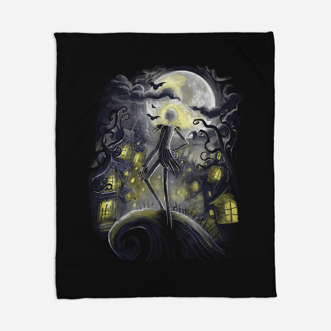 Wanderer Before Christmas-None-Fleece-Blanket-zascanauta