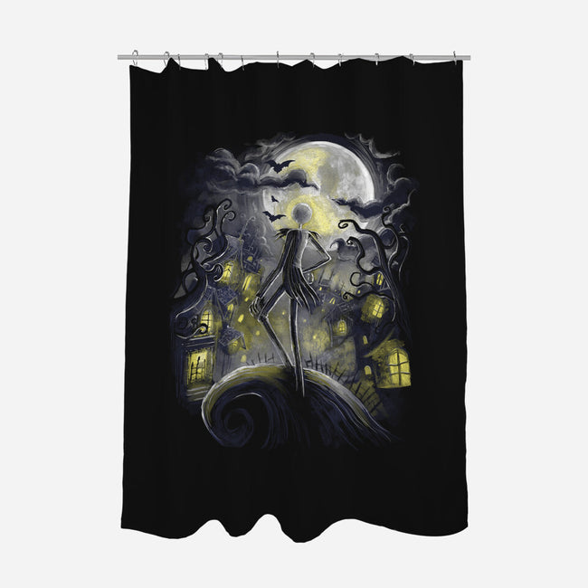 Wanderer Before Christmas-None-Polyester-Shower Curtain-zascanauta