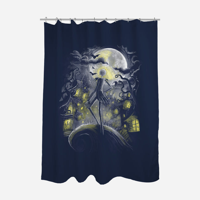 Wanderer Before Christmas-None-Polyester-Shower Curtain-zascanauta