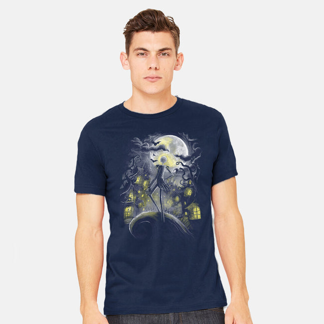 Wanderer Before Christmas-Mens-Heavyweight-Tee-zascanauta