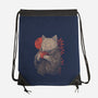 The Purrfect Brew-None-Drawstring-Bag-eduely