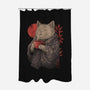 The Purrfect Brew-None-Polyester-Shower Curtain-eduely