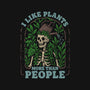 I Like Plants More Than People-Womens-V-Neck-Tee-eduely