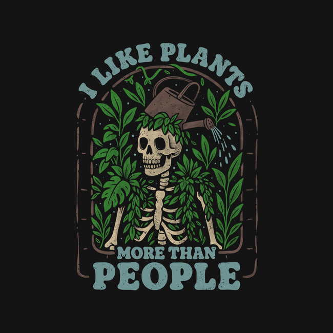 I Like Plants More Than People-None-Stretched-Canvas-eduely