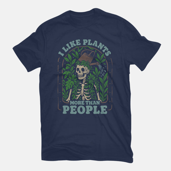 I Like Plants More Than People-Mens-Basic-Tee-eduely