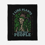 I Like Plants More Than People-None-Fleece-Blanket-eduely