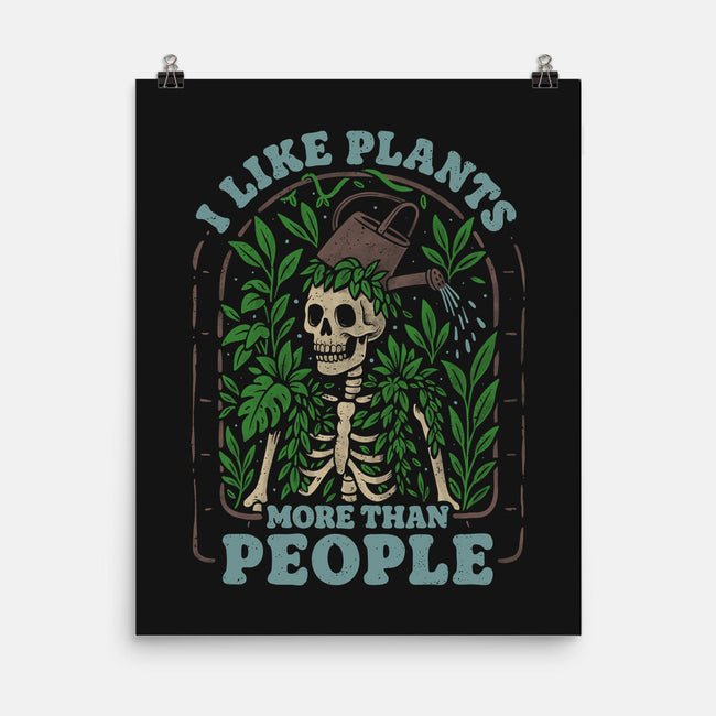 I Like Plants More Than People-None-Matte-Poster-eduely