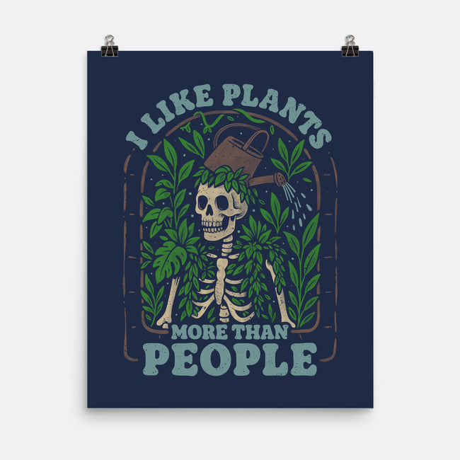 I Like Plants More Than People-None-Matte-Poster-eduely