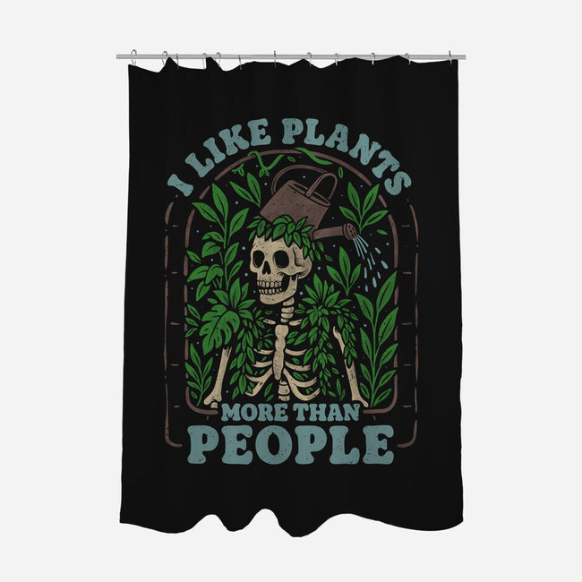 I Like Plants More Than People-None-Polyester-Shower Curtain-eduely