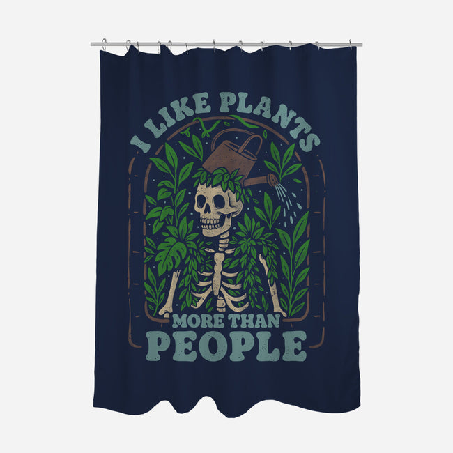 I Like Plants More Than People-None-Polyester-Shower Curtain-eduely