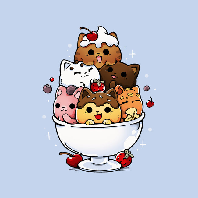 Ice Cream Kittens-None-Fleece-Blanket-Vallina84