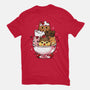 Ice Cream Kittens-Womens-Basic-Tee-Vallina84