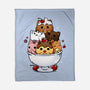 Ice Cream Kittens-None-Fleece-Blanket-Vallina84