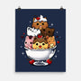 Ice Cream Kittens-None-Matte-Poster-Vallina84