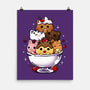 Ice Cream Kittens-None-Matte-Poster-Vallina84