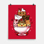 Ice Cream Kittens-None-Matte-Poster-Vallina84