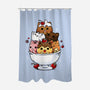 Ice Cream Kittens-None-Polyester-Shower Curtain-Vallina84