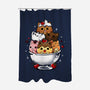 Ice Cream Kittens-None-Polyester-Shower Curtain-Vallina84
